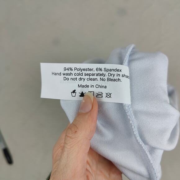 Set Active Swim Terry Tunic Cover Up Womens Small Ice Blue Scoopneck Beach NWT - Picture 5 of 5